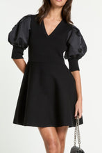 Load image into Gallery viewer, Liu Jo Balloon Sleeve Knit Dress in Black
