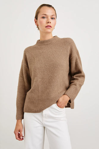 Rails Miranda Cashmere & Silk Sweater in Oatmeal