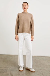 Rails Miranda Cashmere & Silk Sweater in Oatmeal