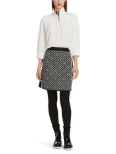 Load image into Gallery viewer, Marc Cain Short Skirt in Logo Chain Print
