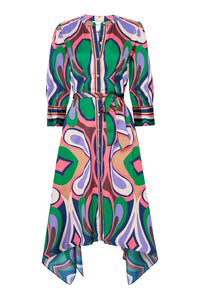 Misa Los Angeles Solmaz Dress in Butterfly Mirror