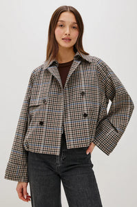 Rails Jett Jacket in Mocha Check