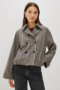 Rails Jett Jacket in Mocha Check