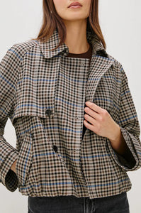 Rails Jett Jacket in Mocha Check