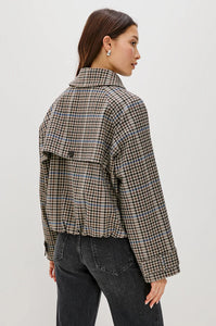 Rails Jett Jacket in Mocha Check