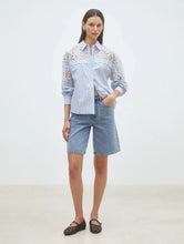 Load image into Gallery viewer, Suncoo Leticia Blouse in Blue
