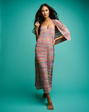 Load image into Gallery viewer, Lisa Todd Sun-Sational Slip Dress &amp; Cardigan in Bright Pop
