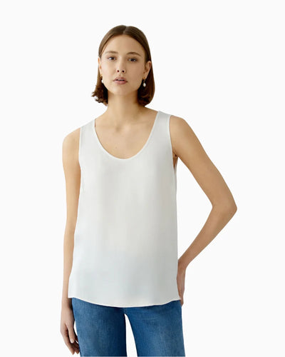 Oui Sleeveless Tank in Gardenia