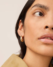 Load image into Gallery viewer, Jenny Bird Puffy U-Link Earrings in Gold
