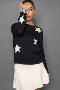 Lisa Todd Star Sighted Sweater in Black