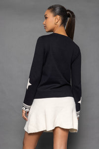 Lisa Todd Star Sighted Sweater in Black