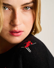 Load image into Gallery viewer, Lisa Todd Hit The Slopes Sweater in Black

