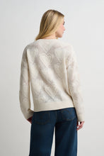 Load image into Gallery viewer, Lisa Todd Love Stitch Sweater in Winter White
