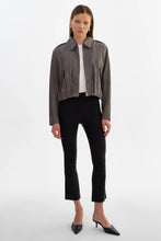 Load image into Gallery viewer, LAMARQUE Robbie Suede Jacket in Steel Grey
