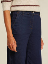 Load image into Gallery viewer, Beaumont Rose Pants in Dark Denim
