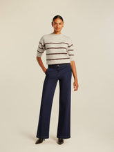 Load image into Gallery viewer, Beaumont Rose Pants in Dark Denim
