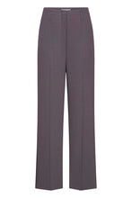 Load image into Gallery viewer, Raffaello Rossi Anais Pant in Oxblood Flannel Pinstripe
