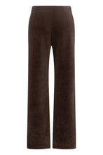 Load image into Gallery viewer, Raffaello Rossi Elaine Long Soft Corduroy Pant in Chocolate
