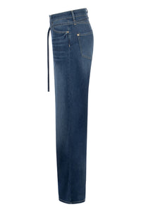 Raffaello Rossi Wide Leg Jeans in Blue Denim