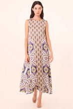 Load image into Gallery viewer, Misa Los Angeles Talitha Dress in Mosaic Eye Satin Mix
