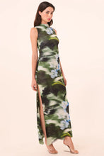 Load image into Gallery viewer, Misa Los Angeles Athena Dress in Blurred Casablanca Lily Mesh
