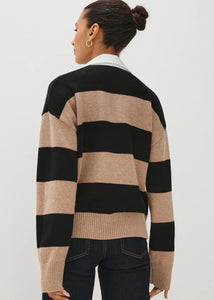 Rails Paxton Sweater in Oatmeal Black