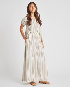 Splendid Demi Maxi Skirt in Cypress Stripe