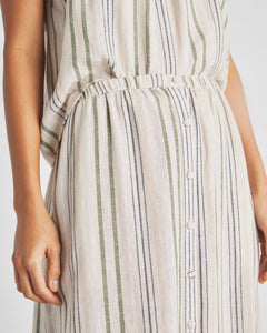 Splendid Demi Maxi Skirt in Cypress Stripe