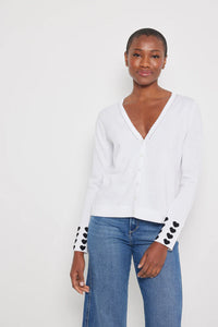 Lisa Todd Summer's Lover Cardigan in White