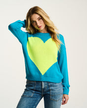 Load image into Gallery viewer, Lisa Todd Amore Mio Sweater in Neon Blue
