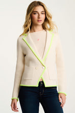 Load image into Gallery viewer, Lisa Todd Stitchy Mix Blazer in Natural
