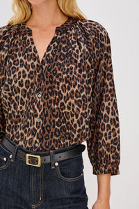 Rails Saint Top in Brown Nala