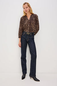 Rails Saint Top in Brown Nala