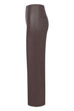 Load image into Gallery viewer, Seductive Kimberly Vegan Fluid Nappa Leather Pant in Dark Brown
