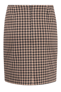Seductive Sharon Skirt in Black Graphical