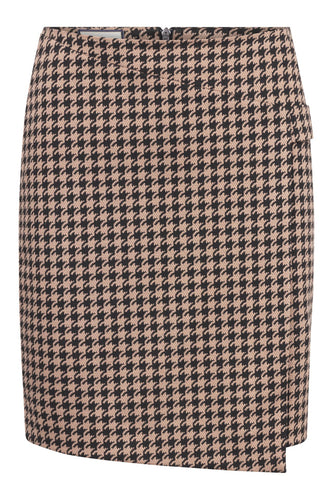 Seductive Sharon Skirt in Black Graphical