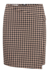 Seductive Sharon Skirt in Black Graphical