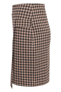 Seductive Sharon Skirt in Black Graphical