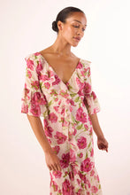 Load image into Gallery viewer, Misa Los Angeles Madeline Dress in Fuchsia Blooms
