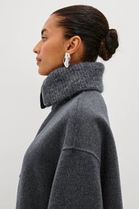 Rails Silves Coat in Charcoal