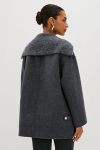 Rails Silves Coat in Charcoal
