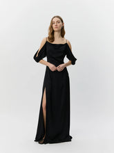 Load image into Gallery viewer, Sofie Schnoor Simjasw Maxi Slip Dress in Black
