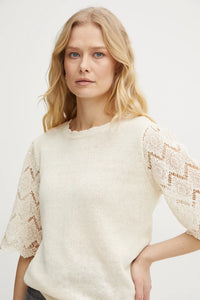 Twinset Sweater in Delicate Beige