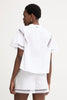 Twinset Lace Trimmed Blouse in White