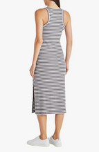 Load image into Gallery viewer, Splendid Benson Stripe Midi Dress in Ash
