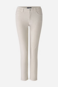 Oui Baxter Corduroy Pants in Light Stone