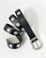 Load image into Gallery viewer, Brave Leather Sezim Bridle Belt in Black/Silver
