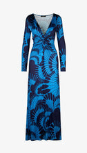 Load image into Gallery viewer, Smythe Waist Knot Dress in Navy Graphic
