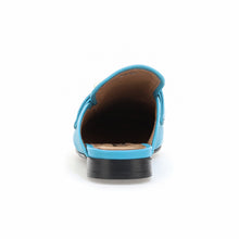 Load image into Gallery viewer, Mjus Leather Mules in Azzurro
