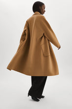 Load image into Gallery viewer, LAMARQUE Thara Double Face Wool Coat in Camel
